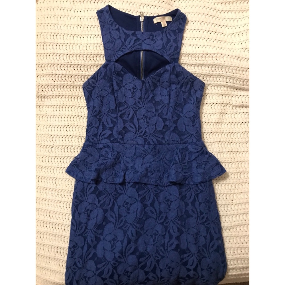 Peplum Lace Dress